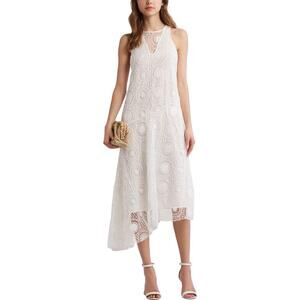 Chelsea28 Embroidered Lace Midi Dress - size S
